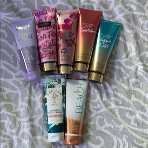 Victoria’s Secret and Bath and Body Works lotion